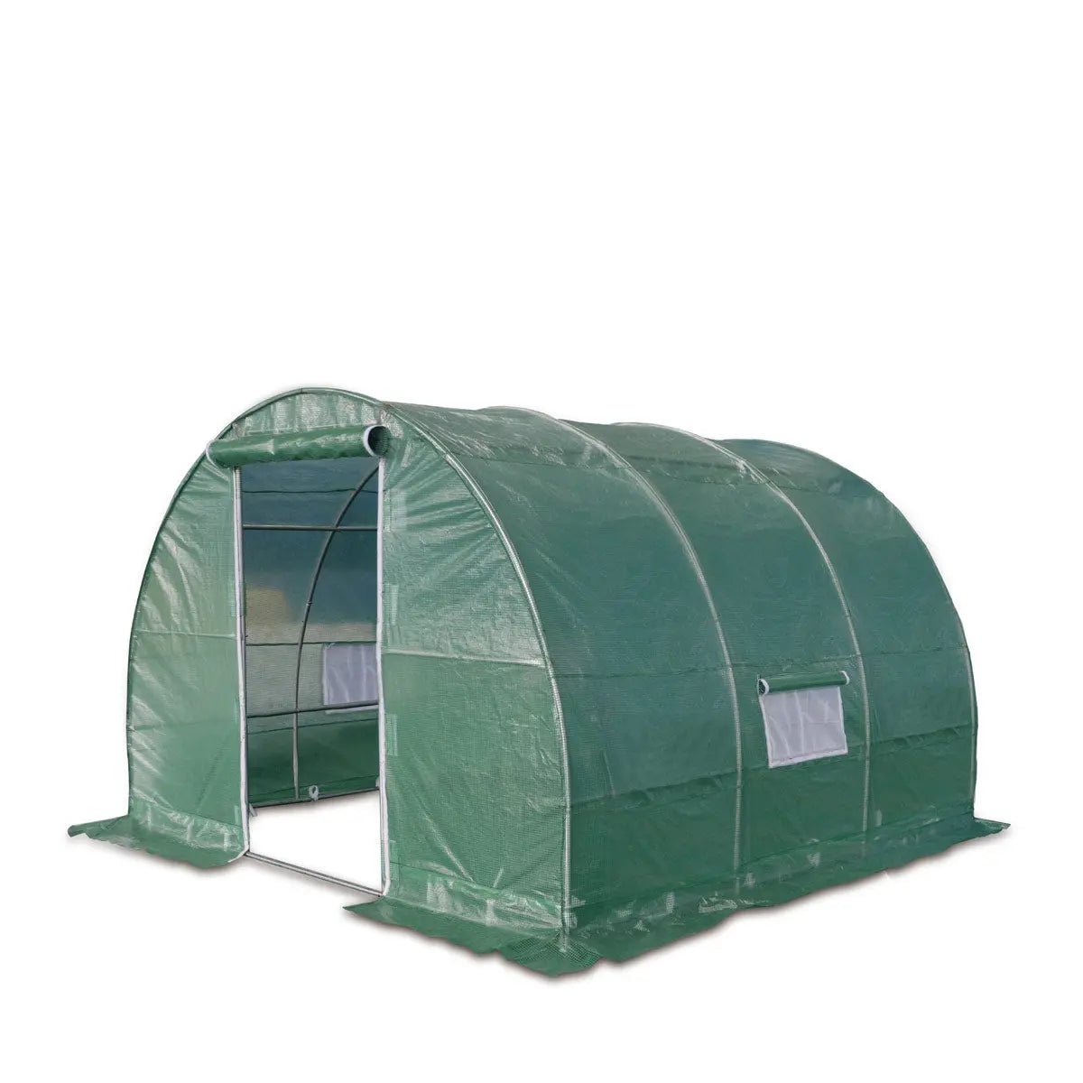 10-x-10-Tunnel-Greenhouse-Grow-Tent-wRipstop-Leno-Cover-Cold-Frame-Roll-Up-Mesh-Windows-Round-Top-Roof-TMG-GH1010R