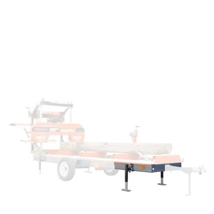 6’ Extension Sub-Frame for TMG-PSM30, 6600 Lb Capacity, Leveling Jacks (2000 Lb Capacity), Saw Head Anti-Roll Plate, 10" Leveling Height Adjustment, Reversible Design, TMG-PSM30-Sframe-6EX