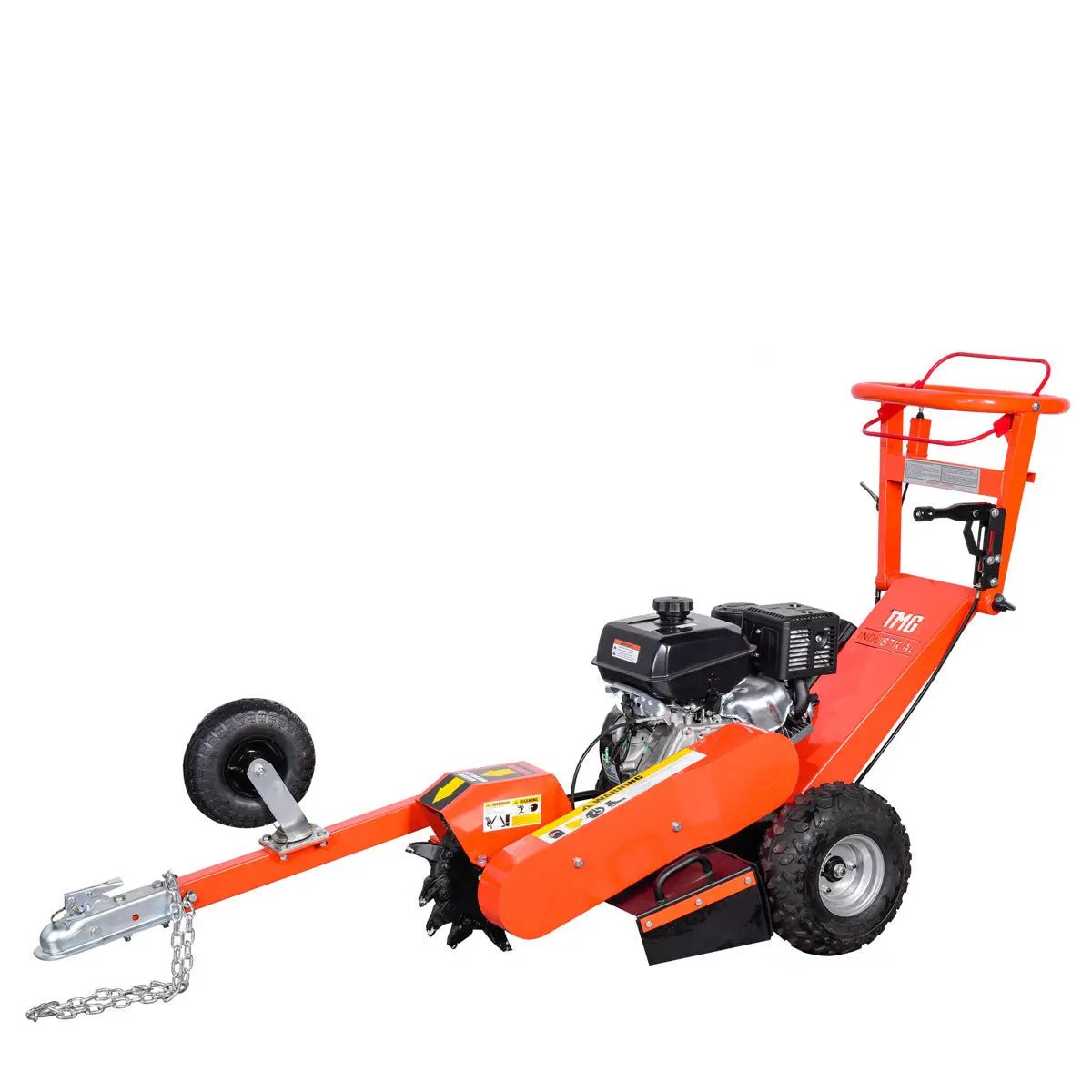 Walk-Behind-Kohler-Powered-Stump-Grinder-ATVUTV-Tow-Bar-12-Carbide-Teeth-24-Cutting-Capacity-14-HP-Gasoline-Engine-TMG-GSG12