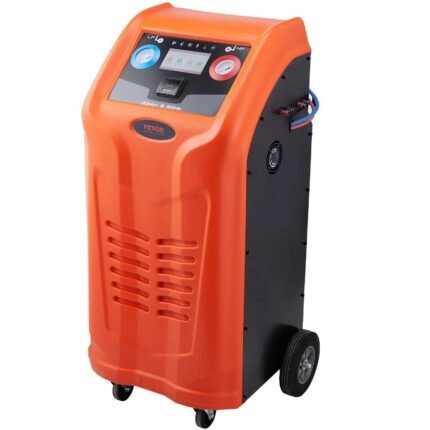 Fully Automatic Refrigerant Recovery Machine, Dual Cylinder AC Recovery Kit, Built-in Compressor, Scale & Filter, HVAC Use for R134A & R1234YF, DOBA-RR100